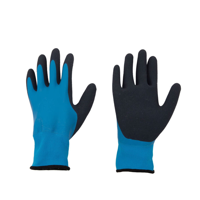Manusi protectie, impermeabile, nylon+latex, Dexter, marimea 9 (L), albastru/negru WALTI