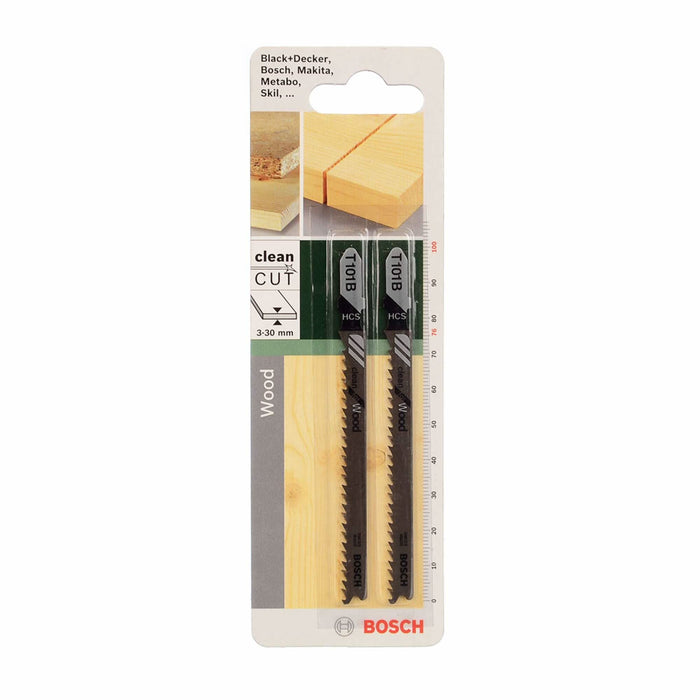 Panze fierastrau vertical, Bosch T101B, pentru lemn melaminat, taiere max 30 mm (set 2 buc) WALTI