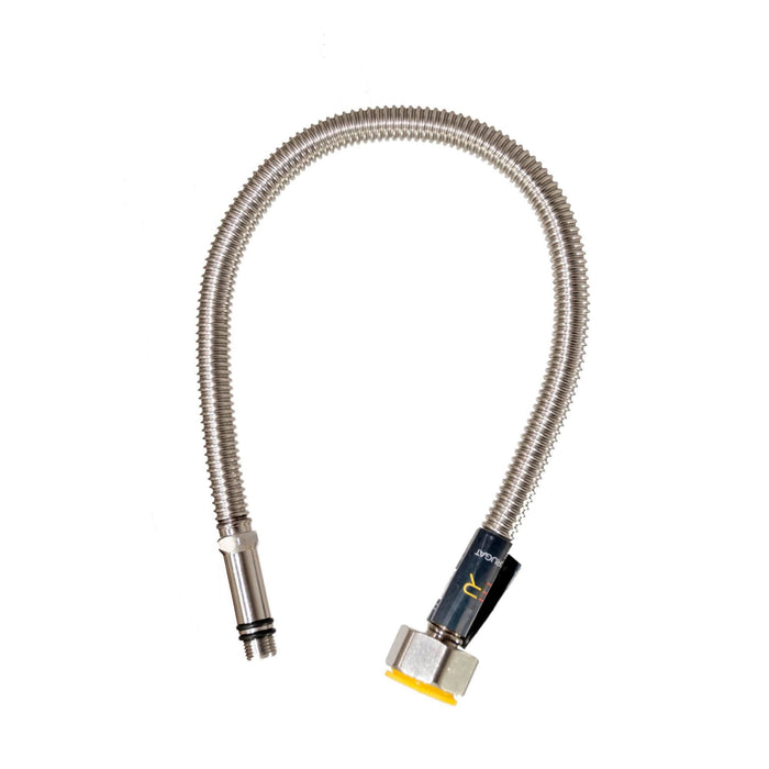 Racord flexibil pentru baterii din inox Kruger, lungime 40 cm, 1/2" filet M10, L20 mm WALTI