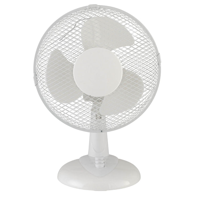 Ventilator de birou Equation Moe 4, 22 W, Ø 23 cm, 2 viteze, alb WALTI