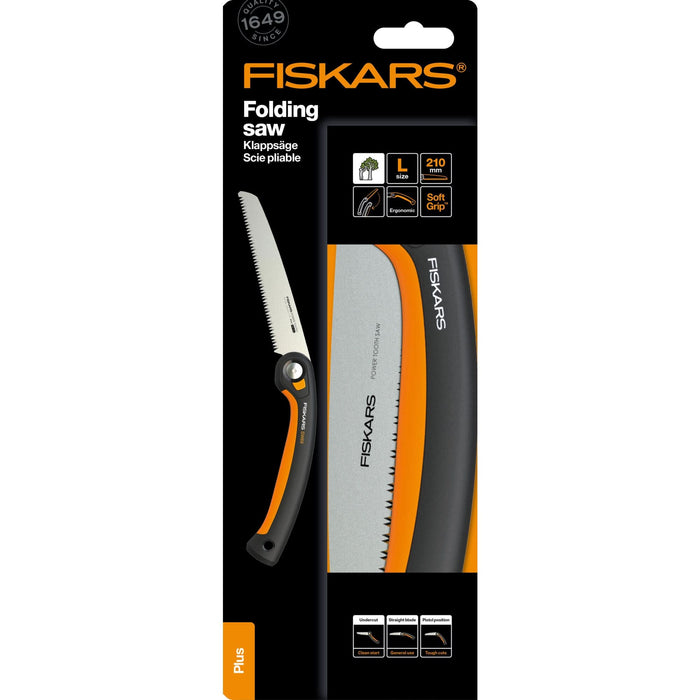 Fierastrau retractabil Fiskars Plus SW69, otel, lama 21 cm WALTI