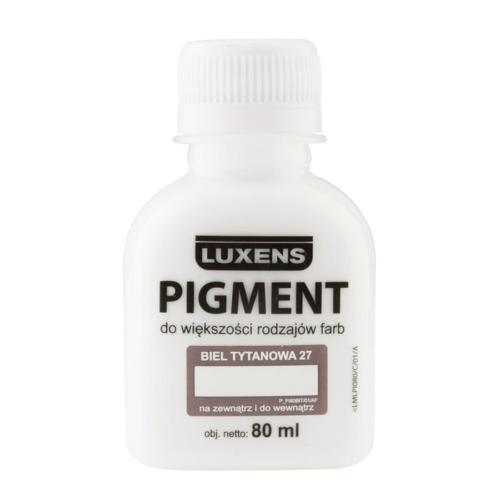 Pigment Luxens alb titan 27, 80 ml, interior/exterior WALTI