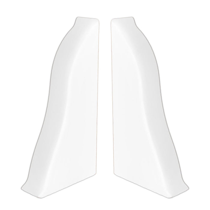 Terminatii pentru plinta PVC, 55 mm, Artens, 55., alb, 2 buc/pachet WALTI