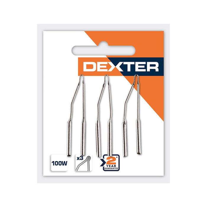 Varfuri pistol de lipit Dexter, 100 W (set 3 buc) WALTI