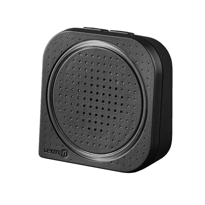 Sonerie fara fir Lexman, 80 dB, alimentare cu baterii, neagra WALTI