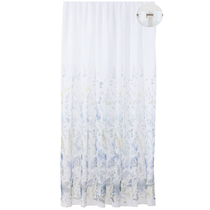 Perdea 140 x 260 cm Roxana, cu inele, albastru WALTI