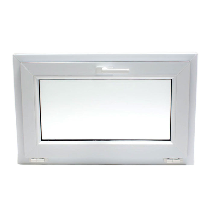 Fereastra PVC termopan, 4 camere, 80 x 50 cm, deschidere verticala, alba WALTI