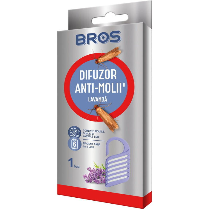 Difuzor anti molii cu miros de lavanda, Bros WALTI