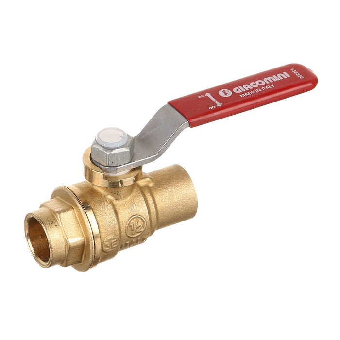 Robinet apa de trecere Giacomini, D15 mm, levier, pentru lipire teava de cupru WALTI
