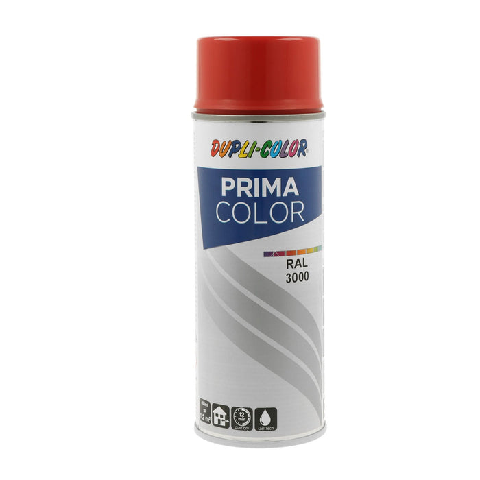 Vopsea spray Prima, decorativa, rosu foc RAL3000, lucios, 400 ml WALTI