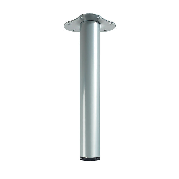 Picior mobila, Ø 60 mm, H 400 mm, metal, gri, mat WALTI