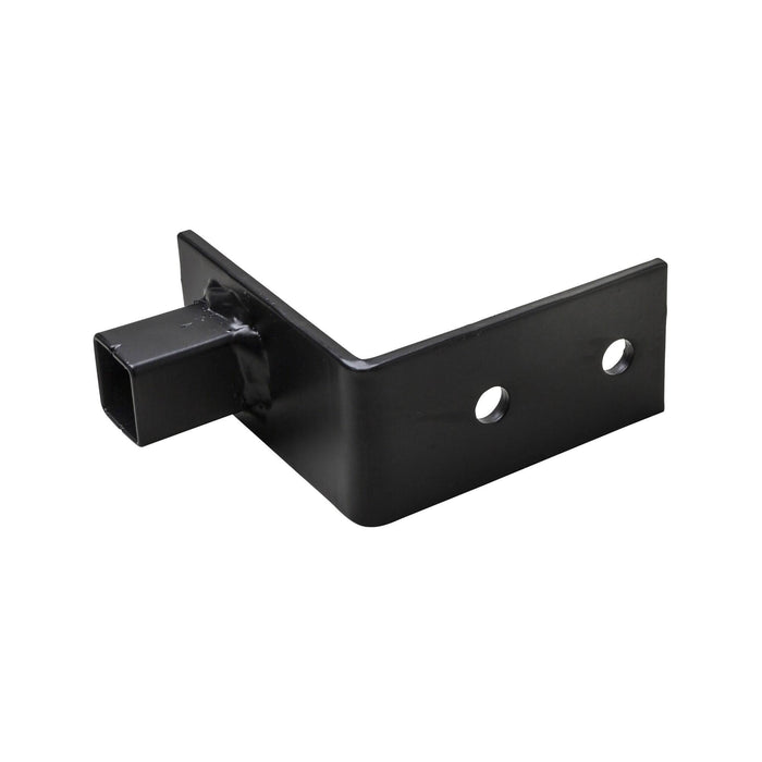 Conector teava patrata, otel, 25 x 25 mm, fixare fatada, neagra WALTI