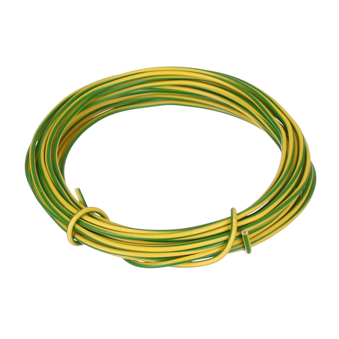 Cablu electric FY, H07V-U, 2.5 mm², 10 m, verde/galben WALTI