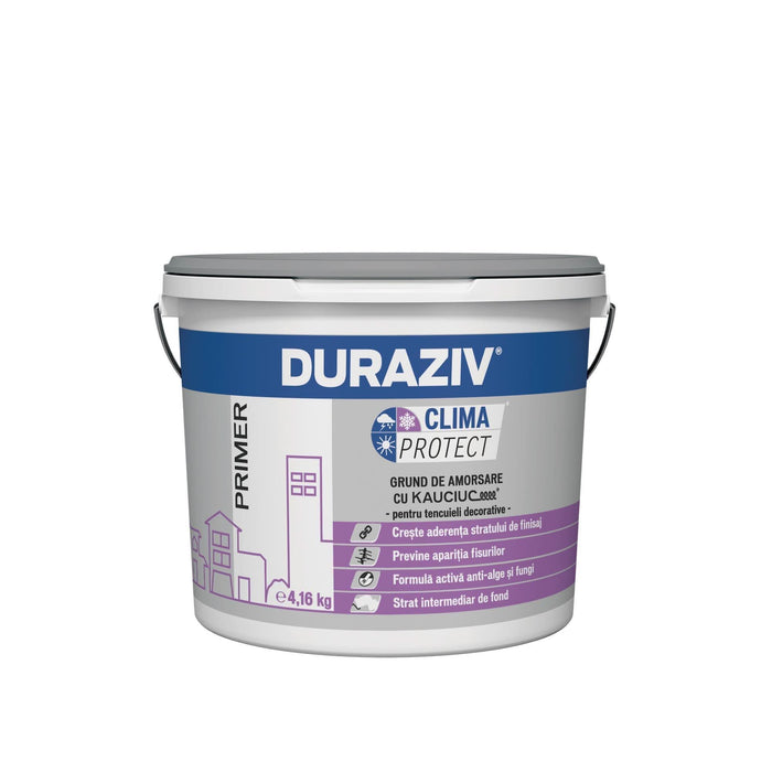 Amorsa Duraziv Clima Protect pentru tencuiala decorativa, exterior, portocaliu Papaya, 4.16 kg WALTI