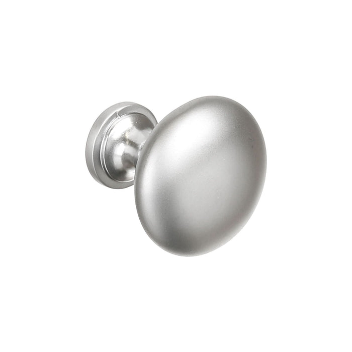 Buton mobila, Ø 25 mm, zamac, gri, finisaj satinat WALTI