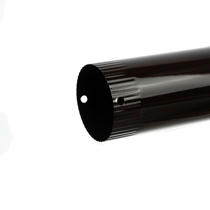 Burlan tabla, emailat, grosime 0.5 mm, Ø 120 mm, L 1 m, maro WALTI