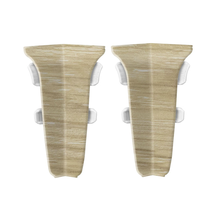 Colt interior pentru plinta PVC, 60 mm, Artens Sand 60, stejar, 2 buc/pachet WALTI