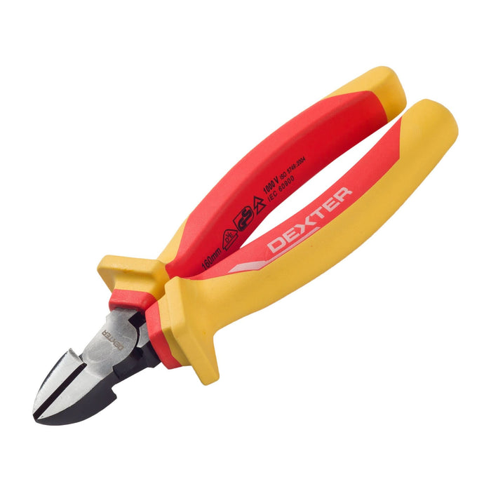 Cleste de taiat lateral Dexter, izolat, 160 mm, maner plastic WALTI