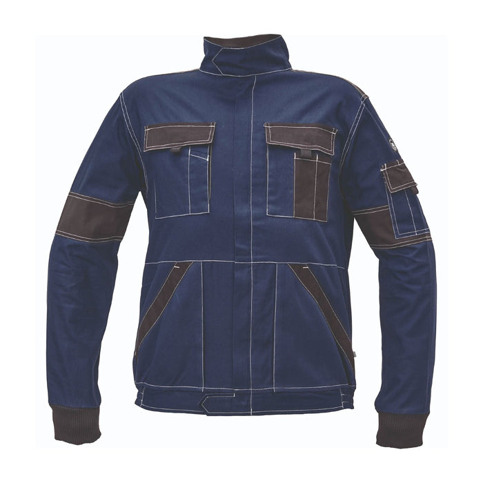 Jacheta de lucru Max Summer, bumbac, marimea 48 (S), bleumarin/gri WALTI