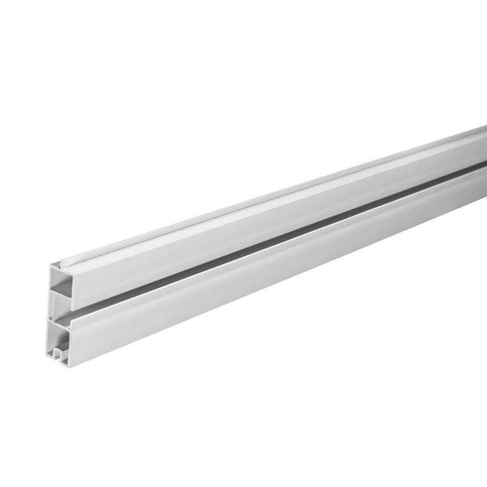 Sina perdea, 160 cm, 1 canal, PVC, alb WALTI