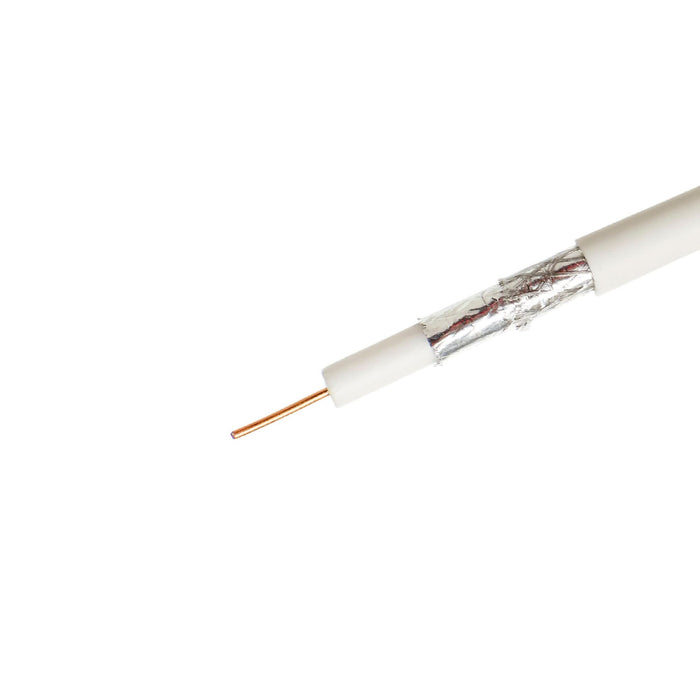 Cablu TV Lexman, coaxial, 21VATC FC-E, 10 m, PVC, alb WALTI