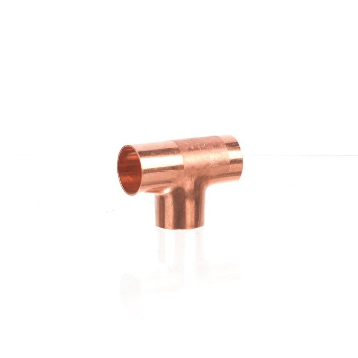 Teu redus, cupru, filet interior, Ø 22 x 18 x 18 mm WALTI