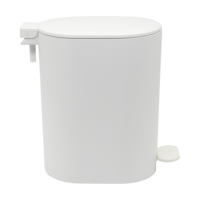 Cos de gunoi Sensea Easy, pentru baie, 3 L, cu pedala, plastic, alb WALTI