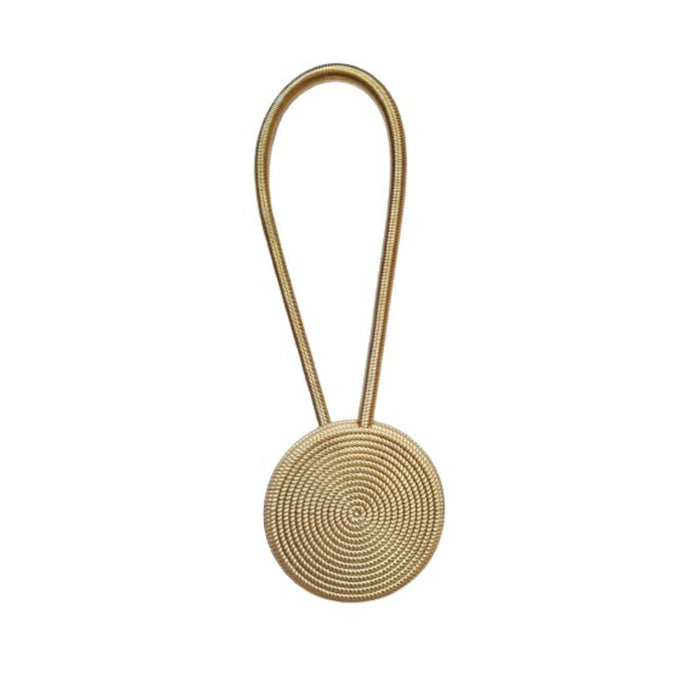 Magnet perdea Zephyr, model rotund, auriu WALTI