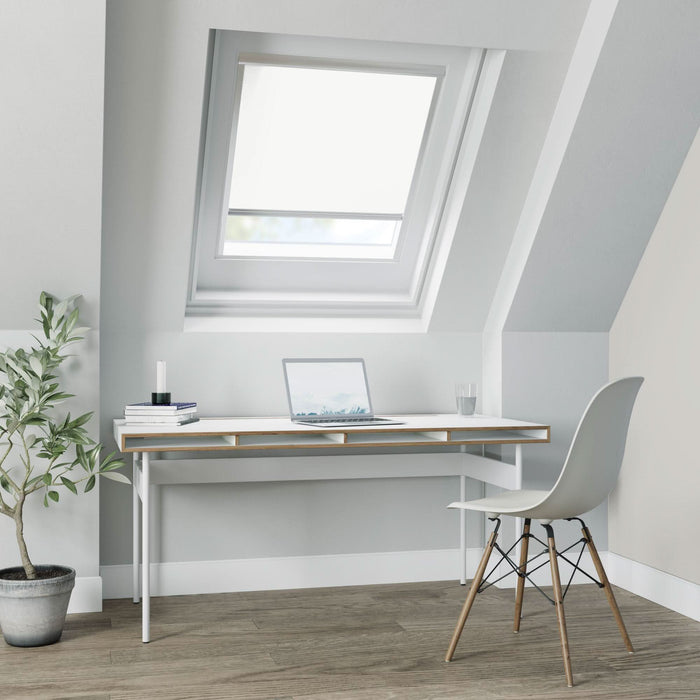 Roleta opaca Velux, 134 x 140 cm, alb WALTI