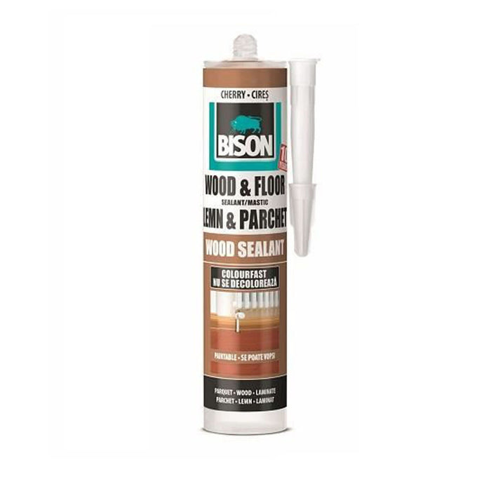 Acril mastic Bison, pentru lemn si parchet, cires, 300 ml WALTI