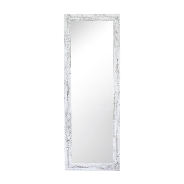 Oglinda decorativa Inspire Narva, 52 x 152 cm, rama lemn, alb WALTI