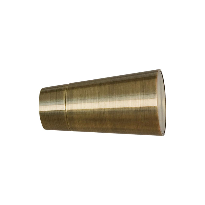 Capat galerie metal Classico, diametru 25 mm, auriu, finisaj antichizat WALTI