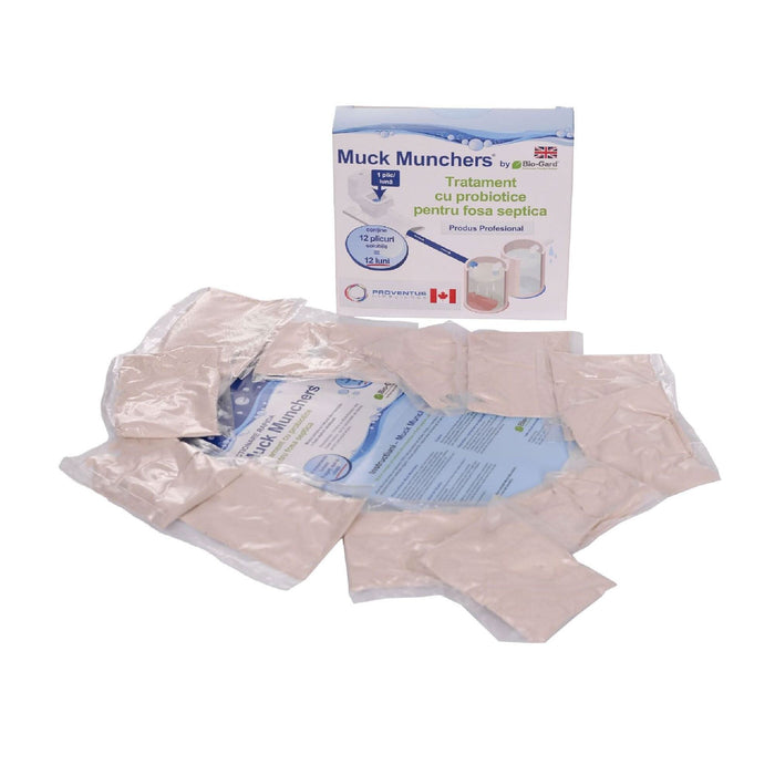 Activator biologic pentru fose septice, Muck Munchers, 12 plicuri WALTI