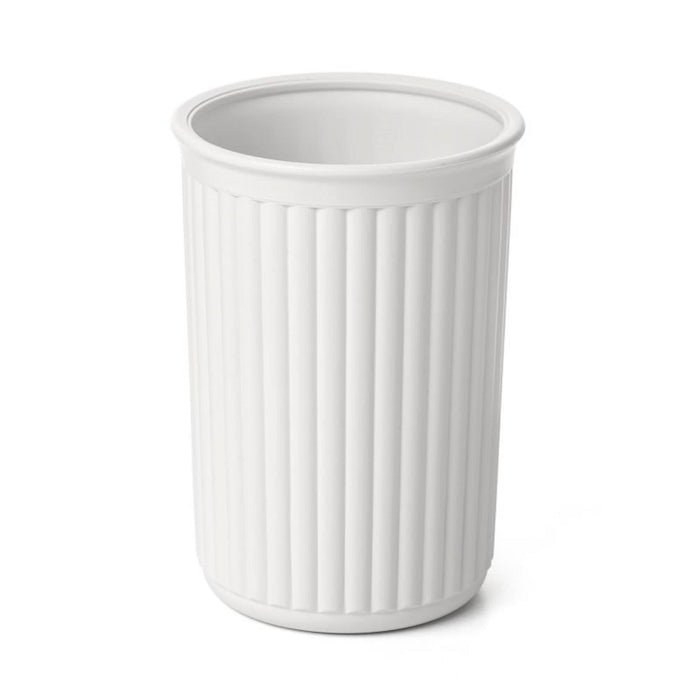 Pahar baie pentru igiena dentara Baobab, din plastic, alb WALTI