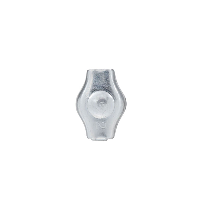 Clema simpla plata Standers, pentru cablu Ø 2 mm, 1 surub, otel zincat (set 2 buc) WALTI