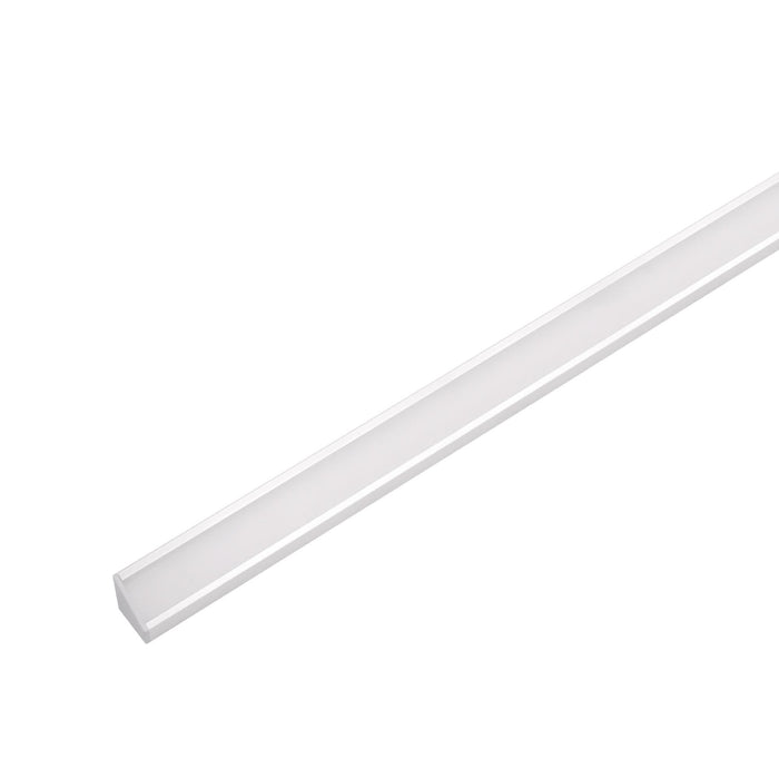 Profil de colt pentru banda LED, 1 m, aluminiu, argintiu WALTI