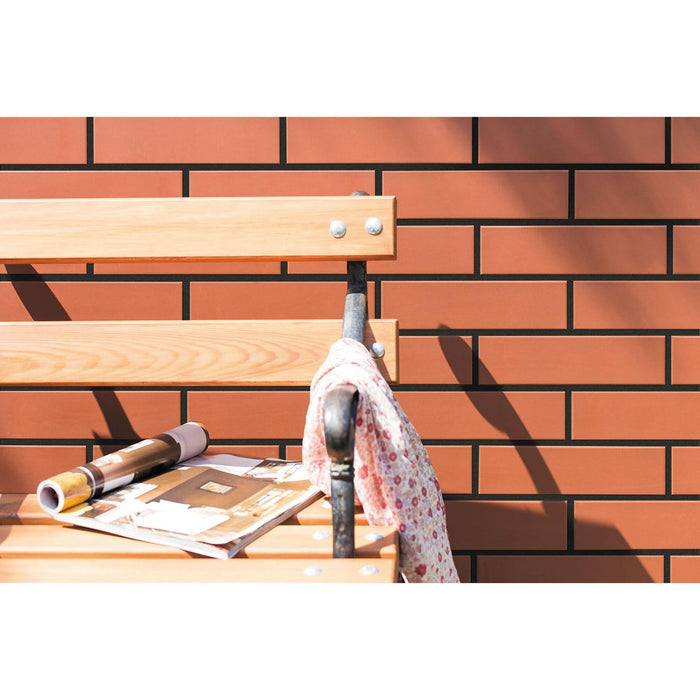 Placa pentru perete Klinker Lis Rot, 6.5 x 24.5 x 0.65 cm WALTI