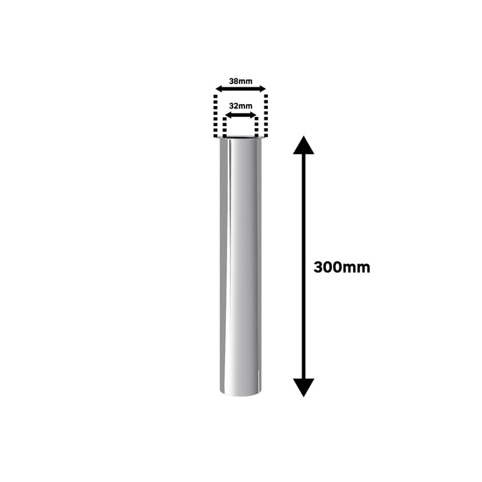 Extensie sifon decorativ Equation, pentru lavoar, Ø 32, L 300mm WALTI