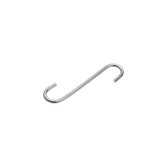 Carlig S Standers, otel nichelat, 4 x 100 x 25 mm WALTI