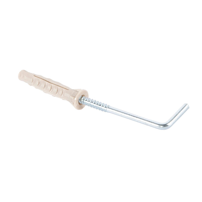 Diblu cu surub tip L, universal, nailon si otel, Ø 8 x 50 mm WALTI