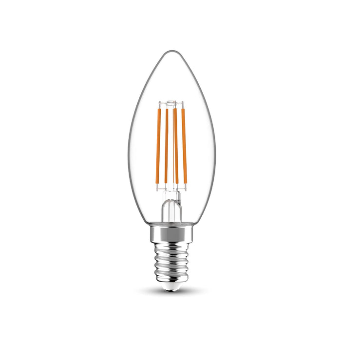 Bec LED Lexman, E14, C35, 5.9 W, alb cald, 2700K, 806lm, filament WALTI