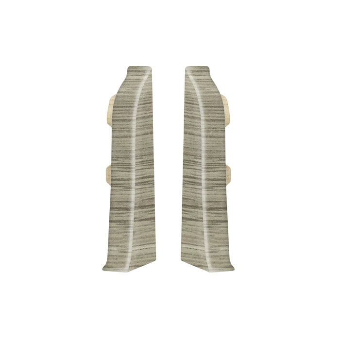 Terminatie pentru plinta PVC, 60 mm, Kendari 60.99, stejar, 2 buc/pachet WALTI