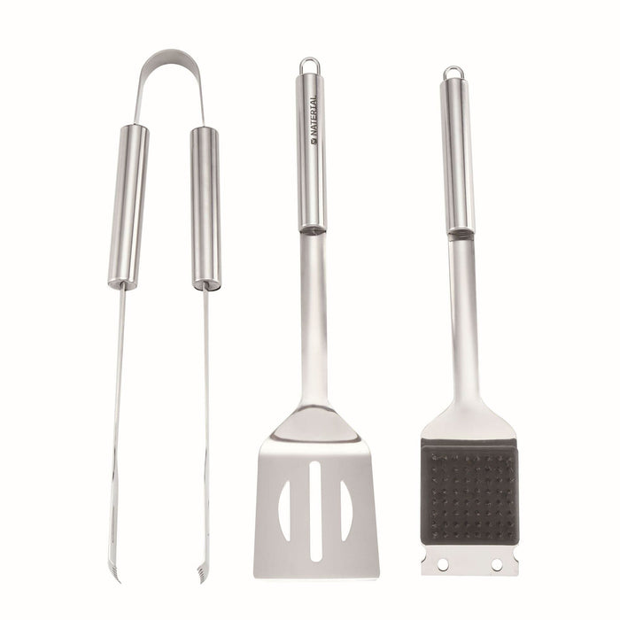 Set ustensile Naterial, pentru gratar, otel inoxidabil, 350 mm WALTI