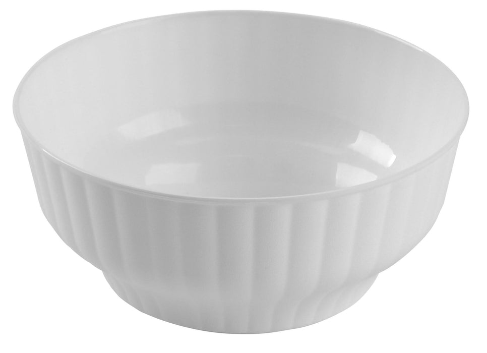Bol din plastic, Ø 24 x H 9 cm, 3 L, alb/ gri WALTI