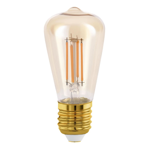 Bec LED decorativ, E27, ST48, 4W, alb cald, 3000K, 270lm, amber - WALTI WALTI
