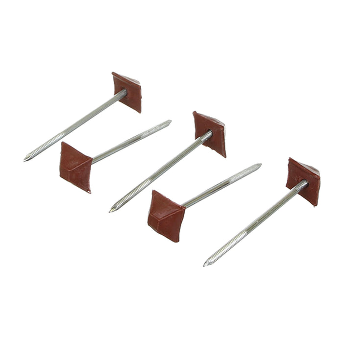 Cuie metal, 65 x 2.8 mm, rosu, mat (set 400 buc) WALTI
