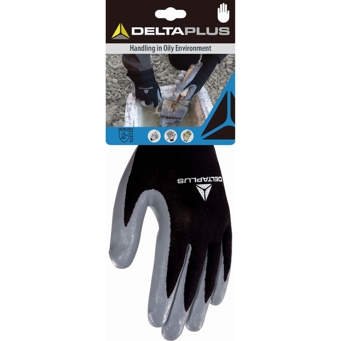 Manusi gradinarit, Delta Plus, nitril, interior nitril cu poliester, marime 8 (M) WALTI