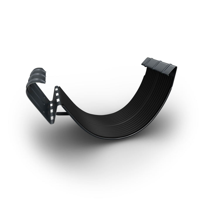 Bratara jgheab, metal, 125 mm, gri WALTI