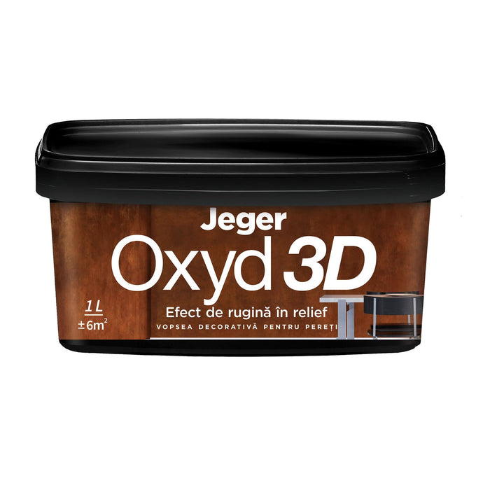 Vopsea decorativa Jeger, efect Oxyd 3 D, bronz, 1 L WALTI