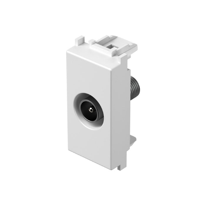 Priza TV (RJ) Tem Modul, 1 modul, IP20, alba WALTI